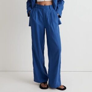 Madewell Harlow Wide Leg Pant in 100% Linen